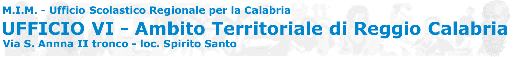 MIUR - USR Calabria - Ufficio IX - Ambito Territoriale per la Provincia di Reggio Calabria